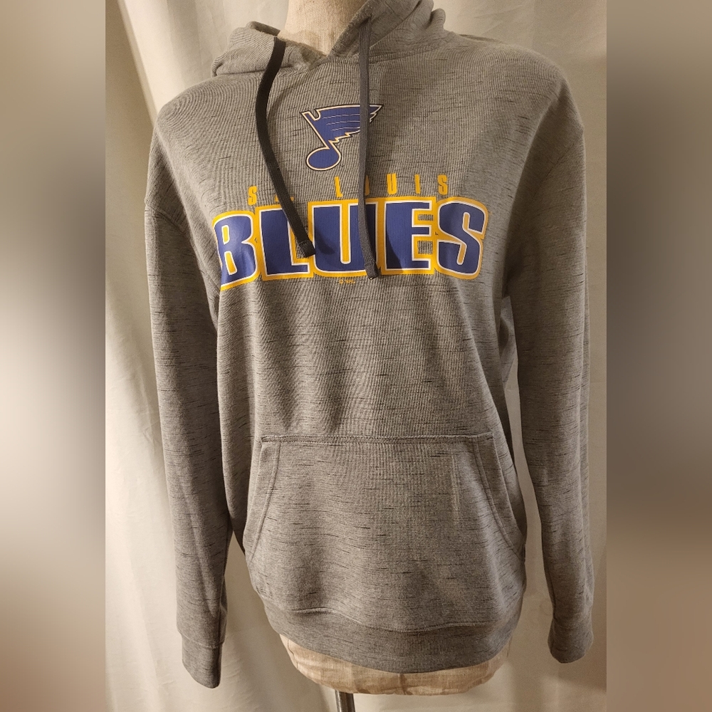 NHL  Champion Aunthentic Athleticwear  St. Louis Blues  Pullover Hoodie.Size M.